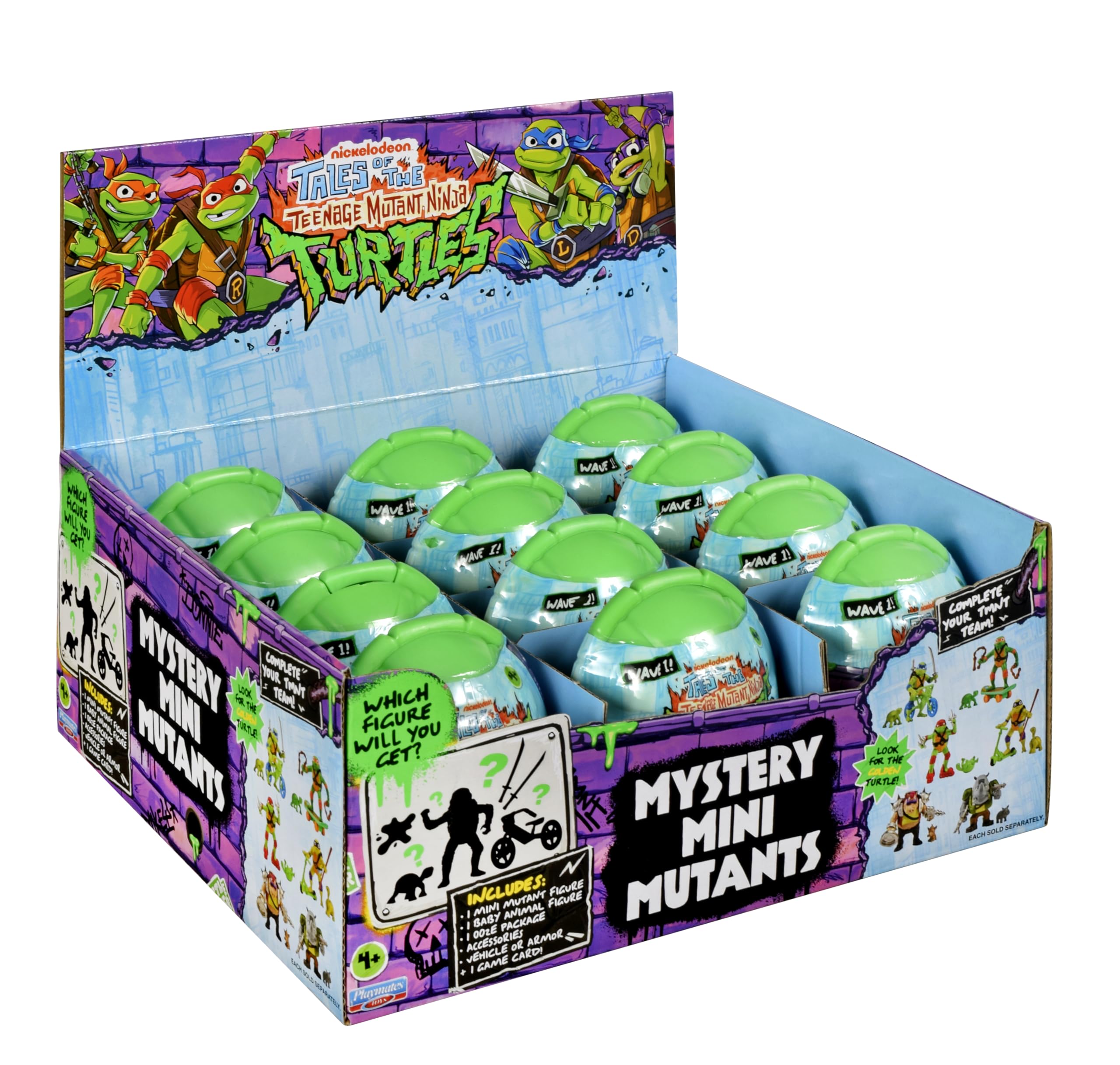 Amazon.com: Teenage Mutant Ninja Turtles TMNT Mini Fig Capsule PDQ